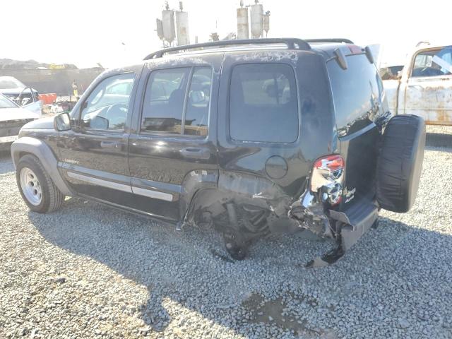 1J4GL48K72W313804 - 2002 JEEP LIBERTY SPORT BLACK photo 2