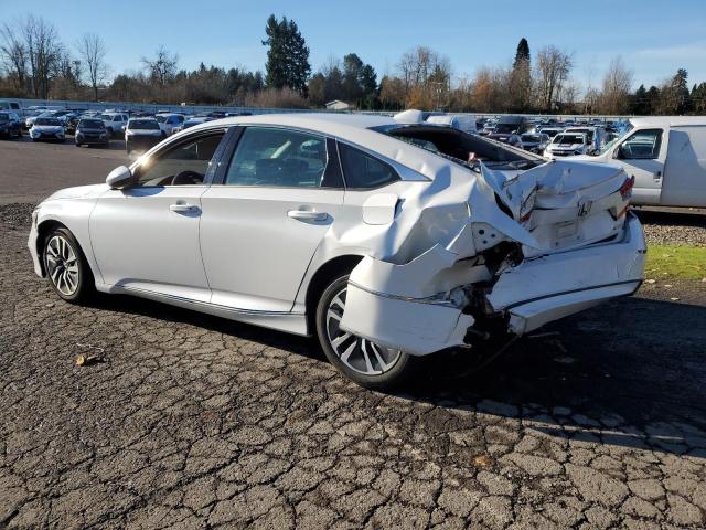 1HGCV3F49LA012349 - 2020 HONDA ACCORD HYBRID EX WHITE photo 2