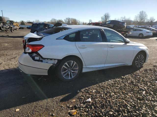 1HGCV3F49LA012349 - 2020 HONDA ACCORD HYBRID EX WHITE photo 3