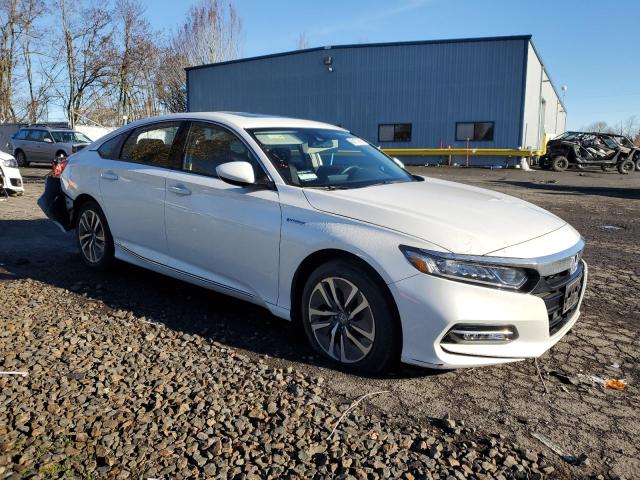 1HGCV3F49LA012349 - 2020 HONDA ACCORD HYBRID EX WHITE photo 4