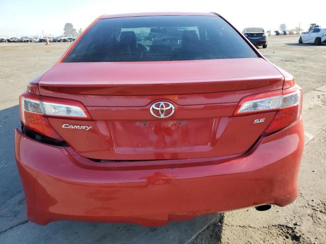 4T1BF1FK3CU507599 - 2012 TOYOTA CAMRY BASE RED photo 6
