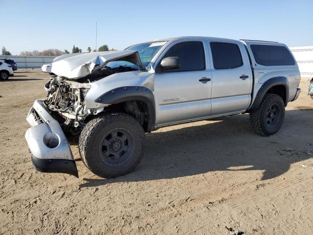 5TELU42N85Z035734 - 2005 TOYOTA TACOMA DOUBLE CAB SILVER photo 1