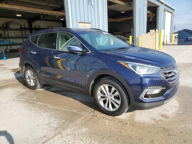 5XYZUDLA4HG478449 - 2017 HYUNDAI SANTA FE S أزرق صورة 4