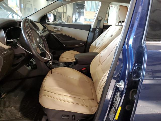 5XYZUDLA4HG478449 - 2017 HYUNDAI SANTA FE S أزرق صورة 7