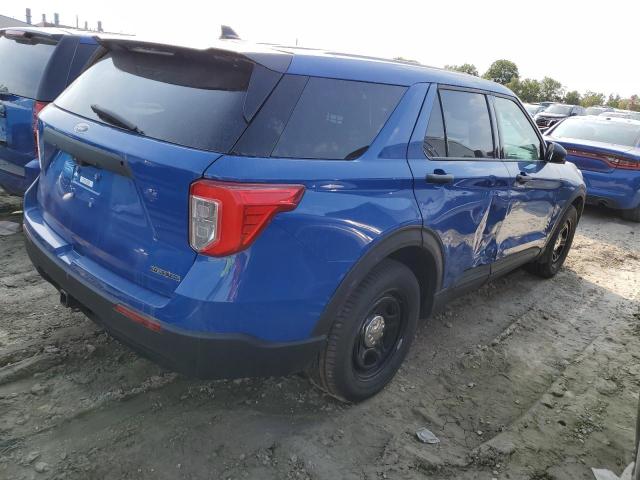 1FM5K8AW7LGD02281 - 2020 FORD EXPLORER POLICE INTERCEPTOR Bleu photo 3