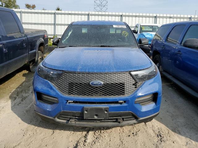 1FM5K8AW7LGD02281 - 2020 FORD EXPLORER POLICE INTERCEPTOR Bleu photo 5
