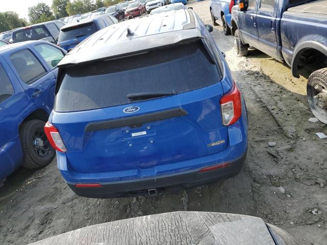1FM5K8AW7LGD02281 - 2020 FORD EXPLORER POLICE INTERCEPTOR Bleu photo 6