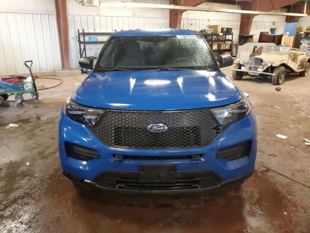 1FM5K8AW5LGC14586 - 2020 FORD EXPLORER POLICE INTERCEPTOR BLUE photo 5