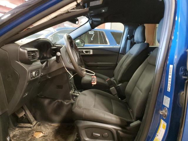 1FM5K8AW5LGC14586 - 2020 FORD EXPLORER POLICE INTERCEPTOR BLUE photo 7