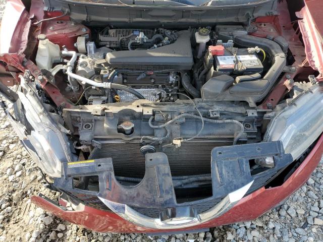 KNMAT2MT2GP692176 - 2016 NISSAN ROGUE S RED photo 11