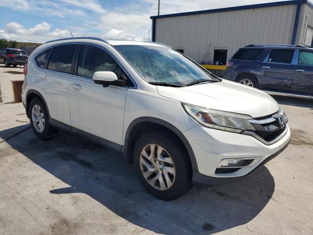 5J6RM3H75FL013780 - 2015 HONDA CR-V EXL WHITE photo 4