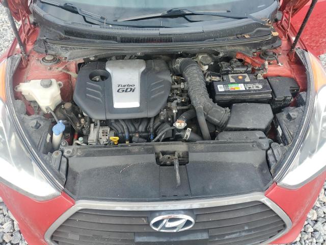 KMHTC6AE3GU285308 - 2016 HYUNDAI VELOSTER TURBO წითელი ფოტო 11