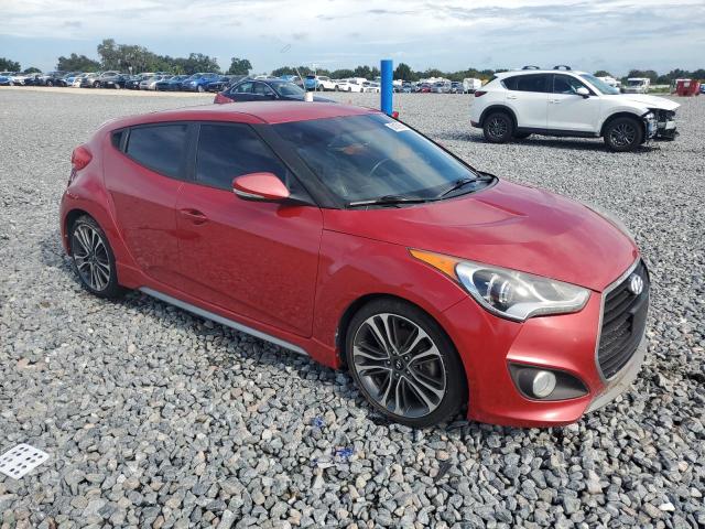 KMHTC6AE3GU285308 - 2016 HYUNDAI VELOSTER TURBO წითელი ფოტო 4
