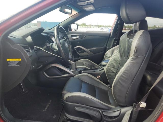 KMHTC6AE3GU285308 - 2016 HYUNDAI VELOSTER TURBO წითელი ფოტო 7