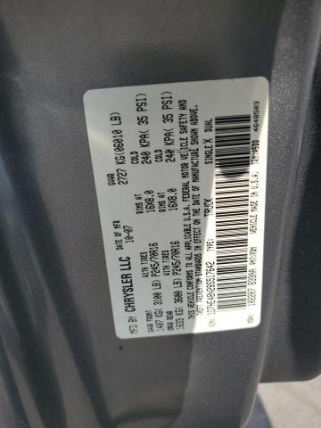 1D7HE48N28S517642 - 2008 DODGE DAKOTA QUAD SLT ნაცრისფერი ფოტო 12