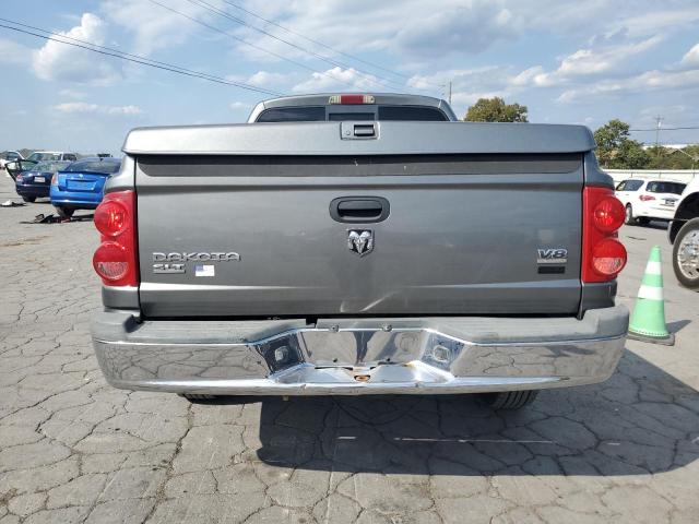 1D7HE48N28S517642 - 2008 DODGE DAKOTA QUAD SLT ნაცრისფერი ფოტო 6