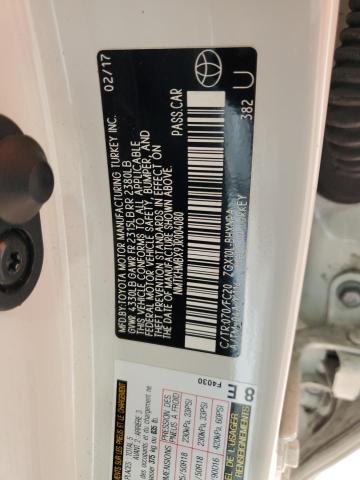 NMTKHMBX9JR004080 - 2018 TOYOTA C-HR XLE Ақ фото 12