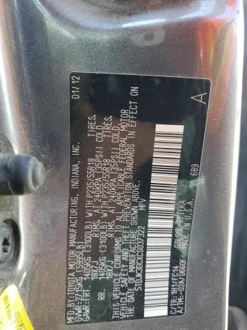 5TDJK3DCXCS037322 - 2012 TOYOTA SIENNA LE BEIGE photo 13