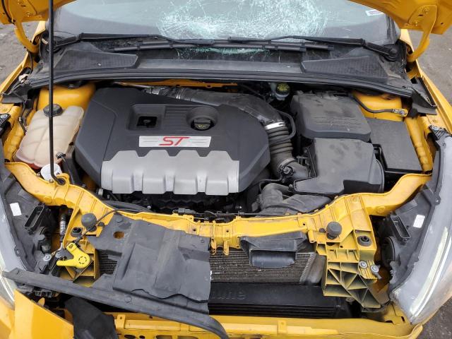 1FADP3L9XGL221077 - 2016 FORD FOCUS ST YELLOW photo 11