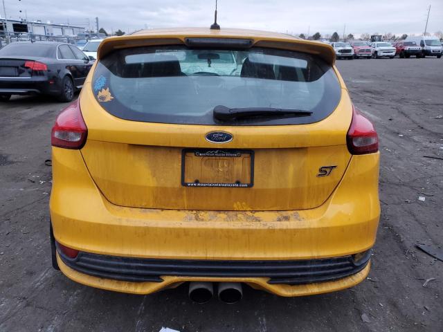 1FADP3L9XGL221077 - 2016 FORD FOCUS ST YELLOW photo 6