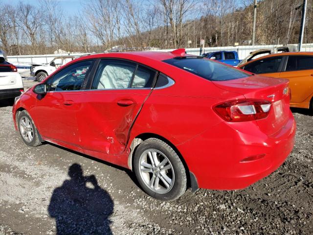 1G1BE5SM1H7172069 - 2017 CHEVROLET CRUZE LT RED photo 2