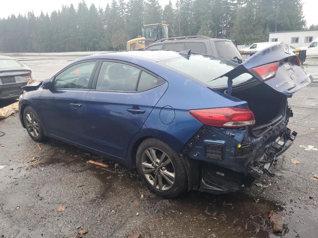 5NPD84LF3HH141371 - 2017 HYUNDAI ELANTRA SE BLUE photo 2