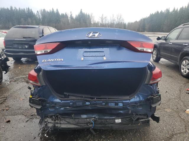 5NPD84LF3HH141371 - 2017 HYUNDAI ELANTRA SE BLUE photo 6