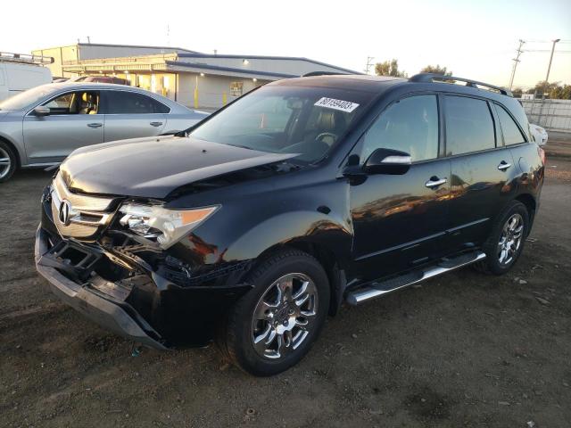 2HNYD28498H549157 - 2008 ACURA MDX TECHNOLOGY BLACK photo 1