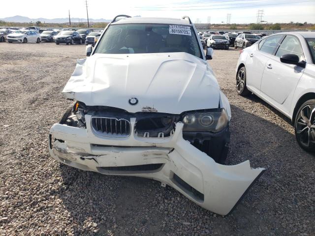 WBXPA93436WG88926 - 2006 BMW X3 3.0I WHITE photo 5