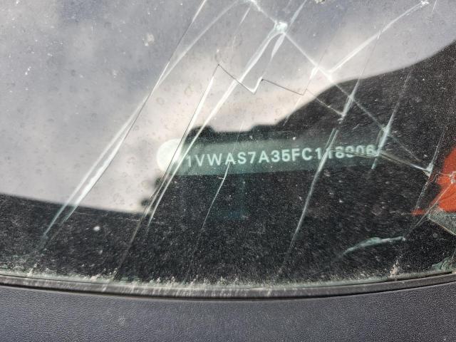 1VWAS7A35FC118906 - 2015 VOLKSWAGEN PASSAT S BLACK photo 12
