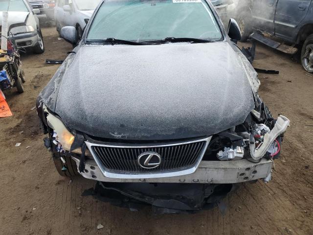 JTHCK262175012732 - 2007 LEXUS IS 250 BLACK photo 5