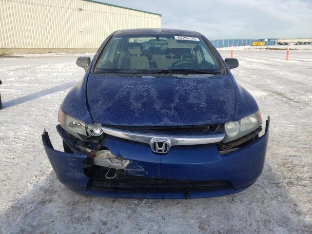 2HGFA16357H010562 - 2007 HONDA CIVIC DX BLUE photo 5