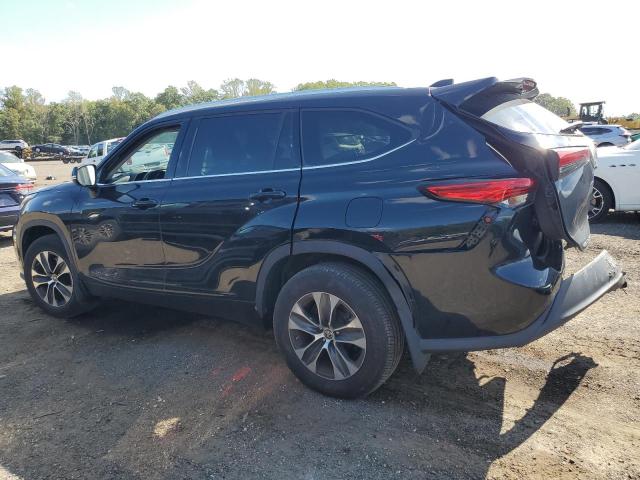5TDGZRBH5MS542452 - 2021 TOYOTA HIGHLANDER XLE Чорний фото 2
