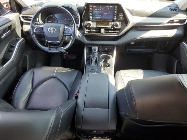 5TDGZRBH5MS542452 - 2021 TOYOTA HIGHLANDER XLE Чорний фото 8