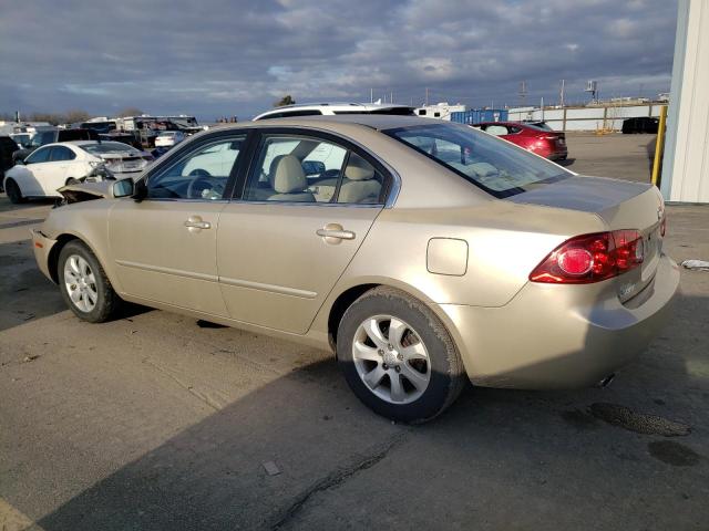 KNAGE124665076126 - 2006 KIA OPTIMA LX TAN photo 2