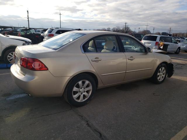 KNAGE124665076126 - 2006 KIA OPTIMA LX TAN photo 3