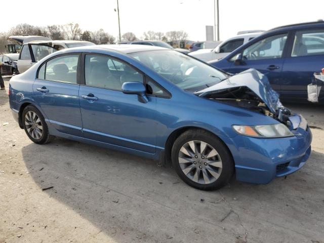 19XFA1F86BE023044 - 2011 HONDA CIVIC EX BLUE photo 4