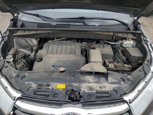 5TDJKRFH4FS123564 - 2015 TOYOTA HIGHLANDER XLE GRAY photo 12