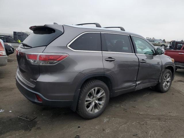 5TDJKRFH4FS123564 - 2015 TOYOTA HIGHLANDER XLE GRAY photo 3