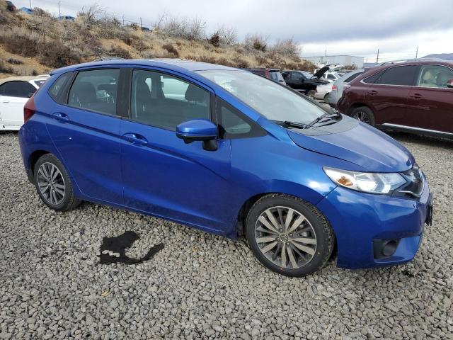 3HGGK5H81FM754225 - 2015 HONDA FIT EX BLUE photo 4