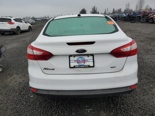 1FAHP3H29CL184904 - 2012 FORD FOCUS SEL WHITE photo 6