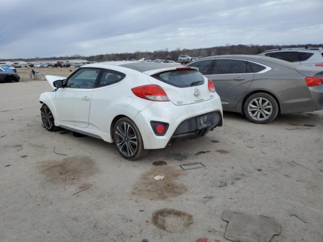 KMHTC6AE0GU287811 - 2016 HYUNDAI VELOSTER TURBO WHITE photo 2