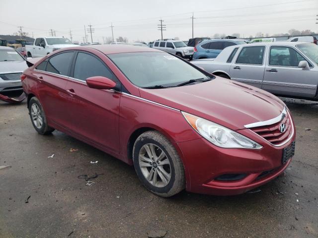 5NPEB4AC8BH308006 - 2011 HYUNDAI SONATA GLS RED photo 4