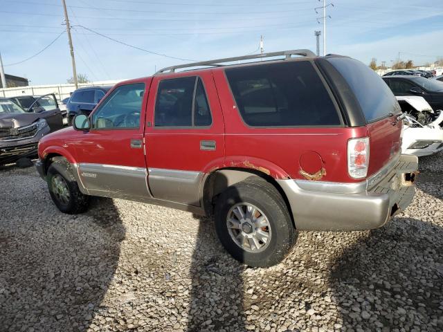 1GKDT13W7W2527579 - 1998 GMC JIMMY Կարմիր լուսանկար 2