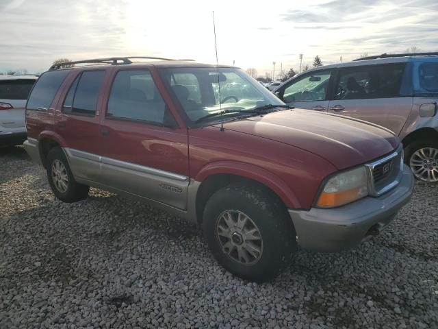 1GKDT13W7W2527579 - 1998 GMC JIMMY Կարմիր լուսանկար 4