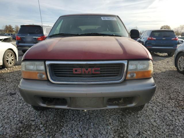1GKDT13W7W2527579 - 1998 GMC JIMMY Կարմիր լուսանկար 5