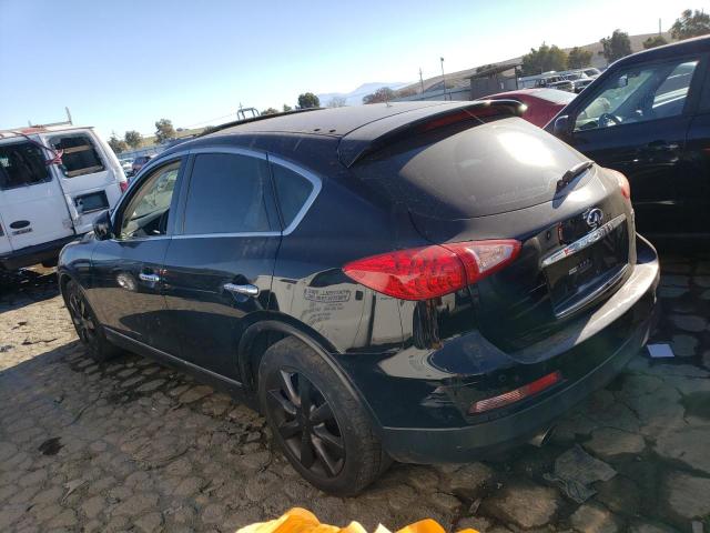 JNKAJ09F68M354276 - 2008 INFINITI EX35 BASE შავი ფოტო 2