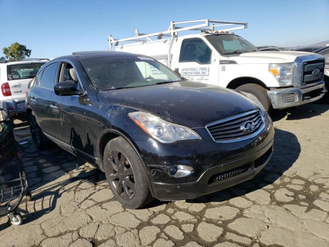 JNKAJ09F68M354276 - 2008 INFINITI EX35 BASE შავი ფოტო 4