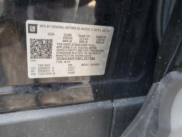 3GNAXKEV0KL257284 - 2019 CHEVROLET EQUINOX LT 黑色 照片 13