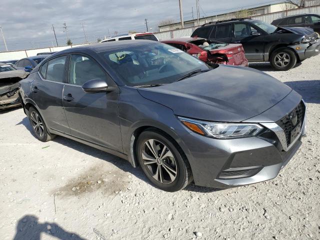 3N1AB8CV4MY309148 - 2021 NISSAN SENTRA SV GRAY photo 4